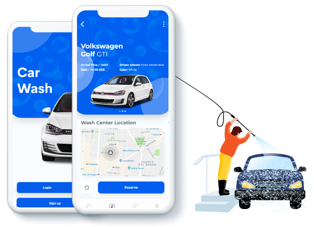 Car-wash-app Custom Software Development Company - Tekki Web Solutions Inc.